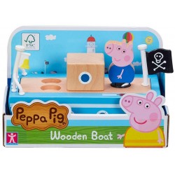 PEPPA PIG WOODEN BOAT BARCA...